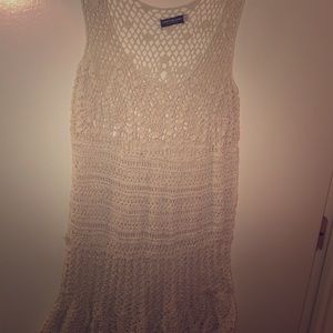 Crochet top white in color